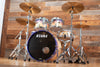 TAMA STARCLASSIC WALNUT / BIRCH 4 PIECE DRUM KIT, SATIN PURPLE ATMOSPHERE FADE (PRE-LOVED)