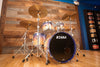 TAMA STARCLASSIC WALNUT / BIRCH 4 PIECE DRUM KIT, SATIN PURPLE ATMOSPHERE FADE (PRE-LOVED)