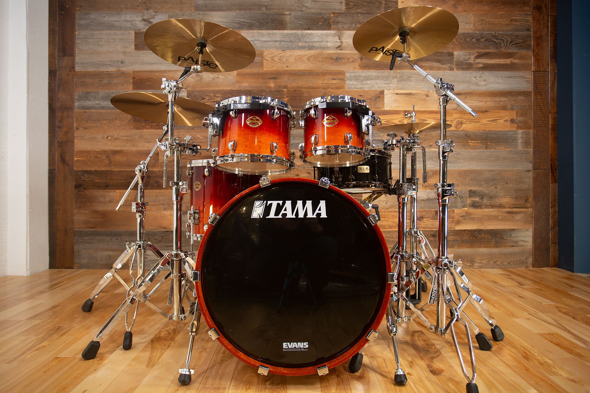 TAMA STARCLASSIC MAPLE MADE IN JAPAN 4 PIECE DRUM KIT DARK CHERRY FA Drumazon