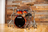 TAMA STARCLASSIC MAPLE MADE IN JAPAN, 4 PIECE DRUM KIT, DARK CHERRY FADE LACQUER (PRE-LOVED)