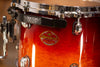 TAMA STARCLASSIC MAPLE MADE IN JAPAN, 4 PIECE DRUM KIT, DARK CHERRY FADE LACQUER (PRE-LOVED)