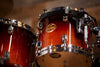 TAMA STARCLASSIC MAPLE MADE IN JAPAN, 4 PIECE DRUM KIT, DARK CHERRY FADE LACQUER (PRE-LOVED)