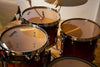 TAMA STARCLASSIC MAPLE MADE IN JAPAN, 4 PIECE DRUM KIT, DARK CHERRY FADE LACQUER (PRE-LOVED)