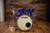 TAMA STARCLASSIC PERFORMER B/B BIRCH BUBINGA, 5 PIECE DRUM KIT, MADE IN JAPAN, COBALT GLITTER BLAST (PRE-LOVED)