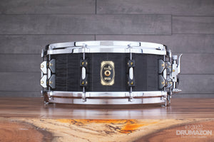 TAMBURO 14 X 5.5 OPERA STAVE SHELL BIRCH SNARE DRUM, FLAMED BLACK