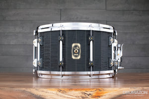 TAMBURO 14 X 8 OPERA STAVE SHELL BIRCH SNARE DRUM, FLAMED BLACK