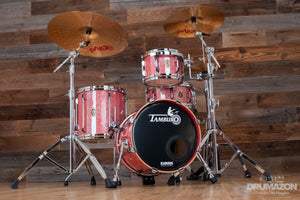 TAMBURO OPERA 4 PIECE 416 STAVE SHELL BIRCH COMPACT DRUM KIT, FANTASY FIRE