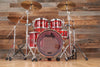 TAMBURO VOLUME 5 PIECE 520 ACRYLIC SHELL DRUM KIT, WINE RED