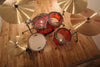 TAMBURO VOLUME 5 PIECE 520 ACRYLIC SHELL DRUM KIT, WINE RED