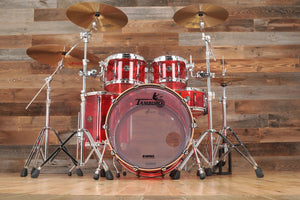TAMBURO VOLUME 4 PIECE 522-16 ACRYLIC SHELL DRUM KIT, WINE RED (EX-DEMO)