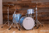 TRIXON LUXUS 3 PIECE DRUM KIT CIRCA EARLY 1960'S, BLUE CROCODILE (PRE-LOVED)