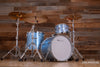 TRIXON LUXUS 3 PIECE DRUM KIT CIRCA EARLY 1960'S, BLUE CROCODILE (PRE-LOVED)