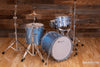 TRIXON LUXUS 3 PIECE DRUM KIT CIRCA EARLY 1960'S, BLUE CROCODILE (PRE-LOVED)