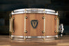 VARUS 14 X 7 CHERRY SNARE DRUM, DIE CAST HOOPS, NATURAL CHERRY