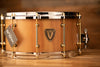 VARUS 14 X 7 CHERRY SNARE DRUM, DIE CAST HOOPS, NATURAL CHERRY