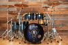 VARUS POWER SERIES 5 PIECE DRUM KIT, CHESTNUT SHELLS, BLUE TO BLACK FADE SATIN