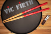 VIC FIRTH AMERICAN CLASSIC 2BVG WOOD TIP DRUMSTICK WITH VIC GRIP