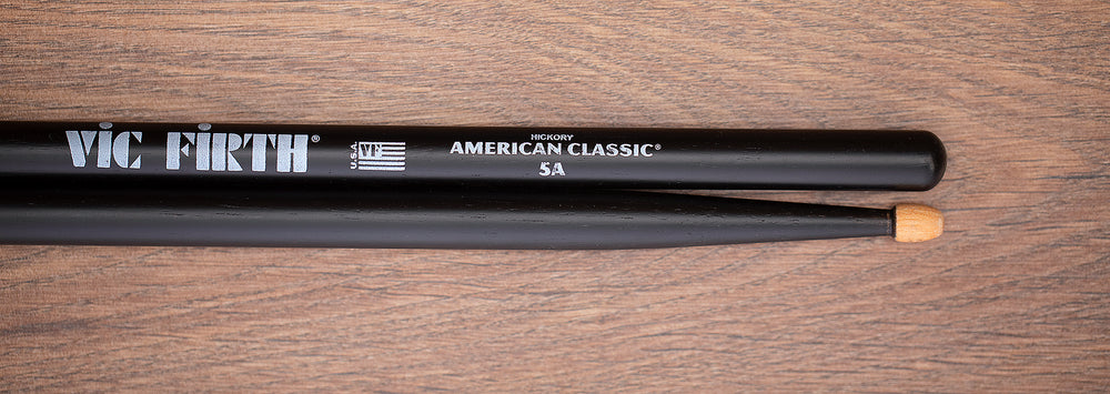 American Classic 5A Black Baguette batterie Vic firth