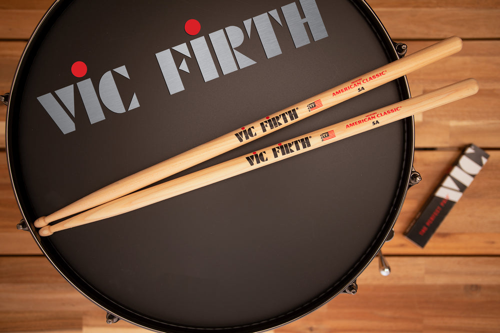 Vic Firth American Classic 5A Wood Tip Drumsticks 