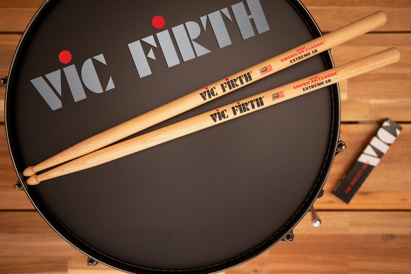 VIC FIRTH AMERICAN CLASSIC EXTREME 5B WOOD DRUMSTICKS Drumazon