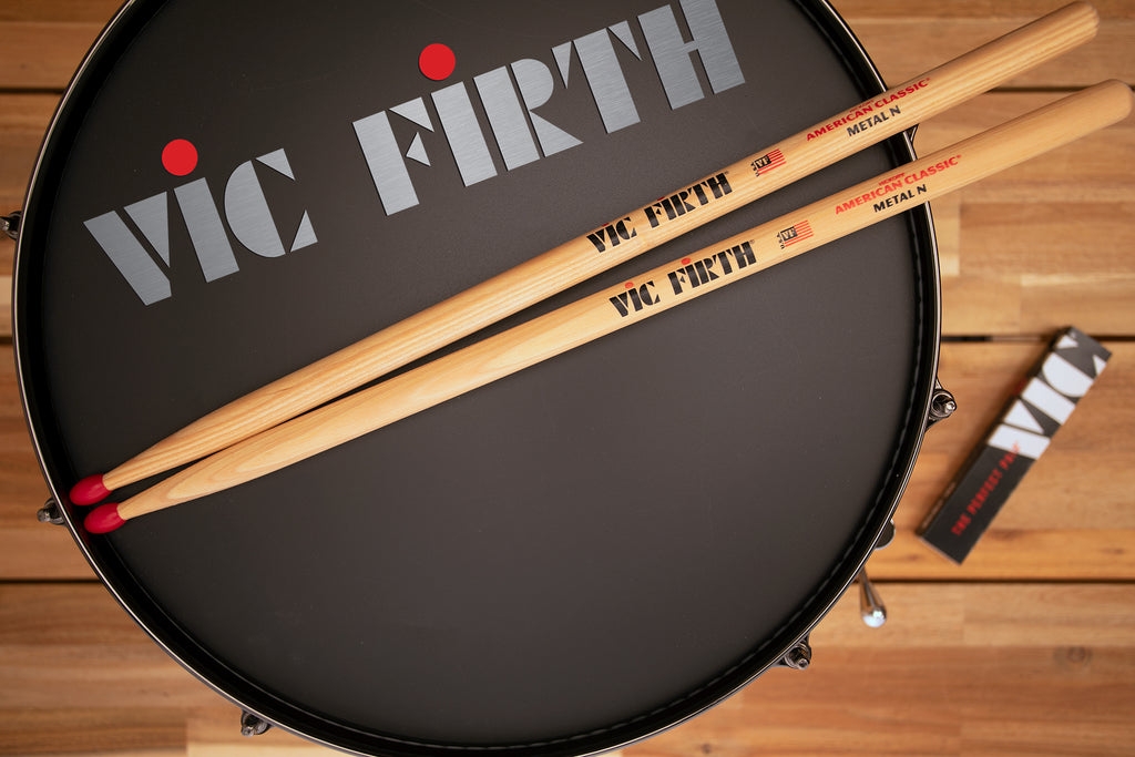 Vic Firth VF-2BN Drum Sticks Nylon Tip Three Pair Offer - Rockem Music