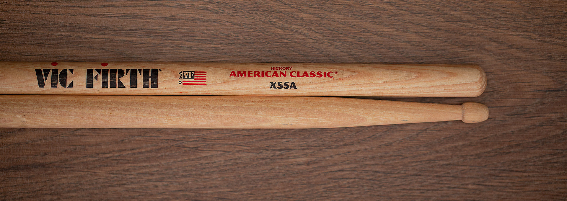 VIC FIRTH AMERICAN CLASSIC EXTREME X55A WOOD TIP DRUMSTICKS Drumazon