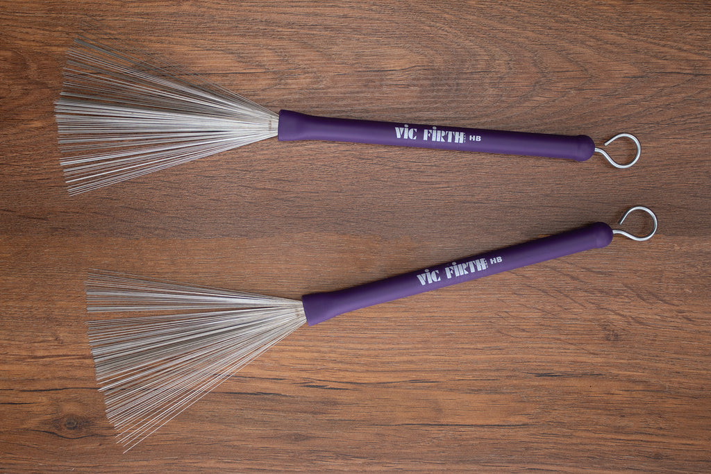 VIC FIRTH HERITAGE BRUSHES RETRACTABLE WIRE