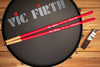 VIC FIRTH SIGNATURE ALEX ACUÑA WORLD CLASSIC CONQUISTADOR TIMBALE STICKS (RED)
