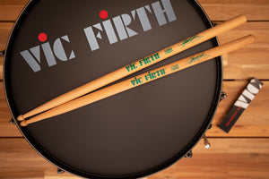 VIC FIRTH SIGNATURE BENNY GREB WOOD TIP DRUMSTICKS