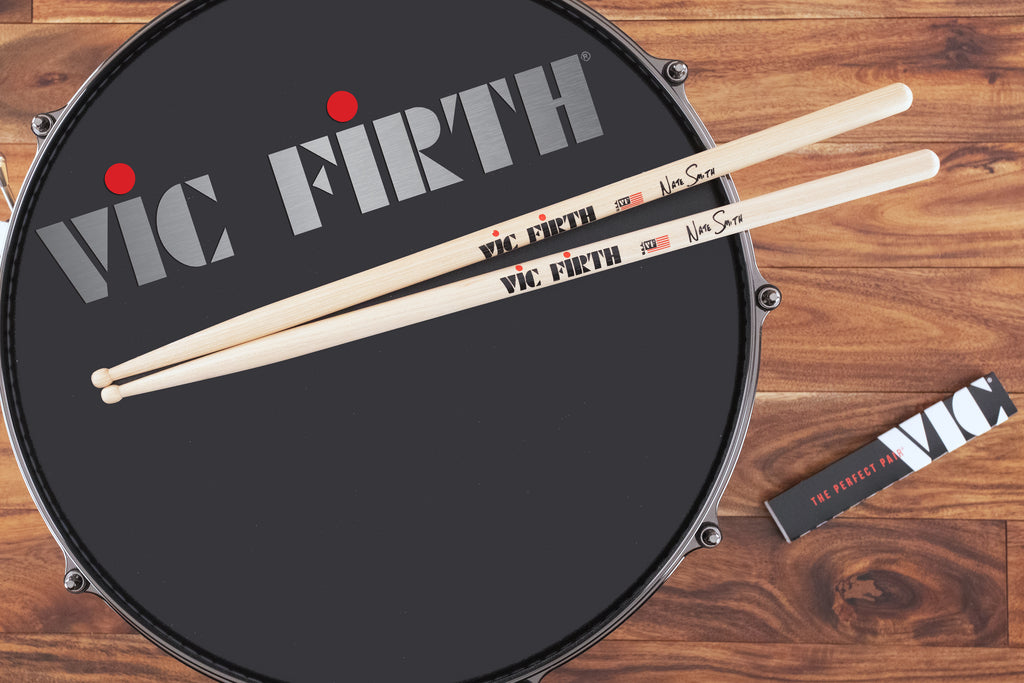VIC FIRTH SIGNATURE NATE SMITH WOOD TIP DRUMSTICKS Drumazon