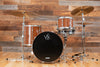 VK DRUMS (VAN KLEEF) 3 PIECE MAGNESIUM DRUM KIT, ONE OF A KIND, COPPER POWDER COAT (PRE-LOVED)