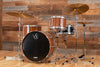 VK DRUMS (VAN KLEEF) 3 PIECE MAGNESIUM DRUM KIT, ONE OF A KIND, COPPER POWDER COAT (PRE-LOVED)