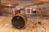 VK DRUMS (VAN KLEEF) 3 PIECE MAGNESIUM DRUM KIT, ONE OF A KIND, COPPER POWDER COAT (PRE-LOVED)