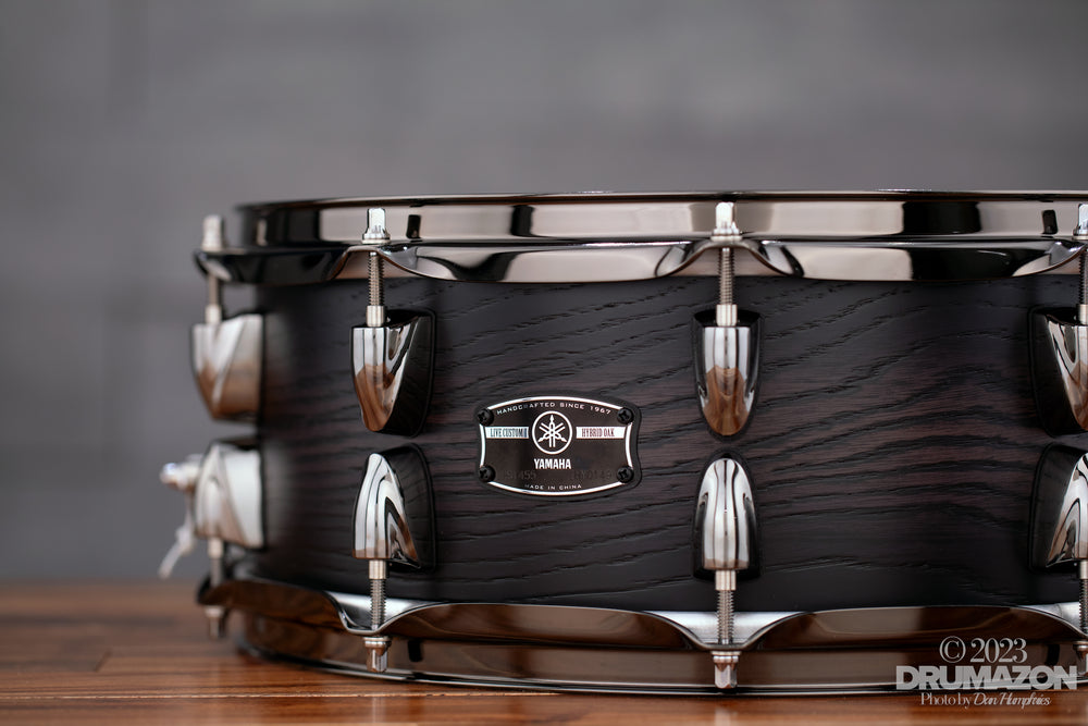 YAMAHA 14 X 5.5 LIVE CUSTOM HYBRID OAK SNARE DRUM, UZUKURI 