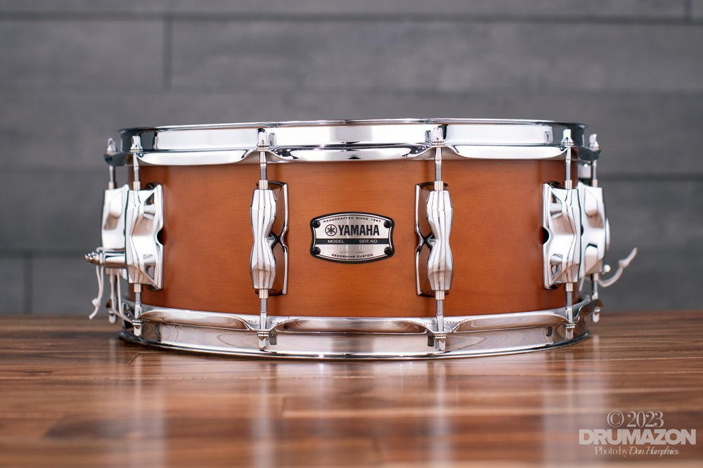 YAMAHA 14 X 5.5 RECORDING CUSTOM BIRCH SNARE DRUM REAL WOOD Drumazon