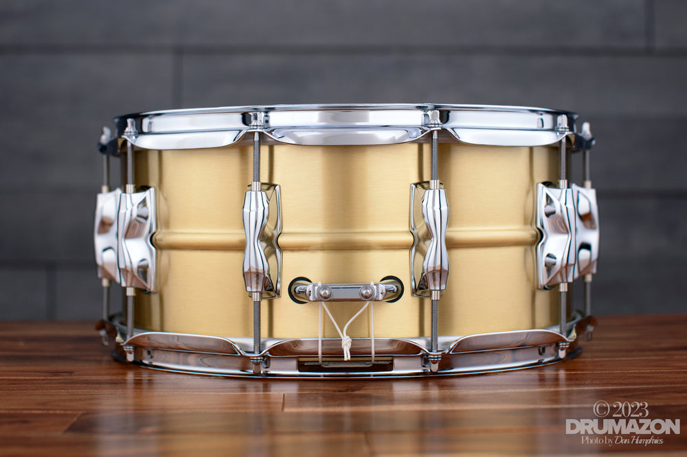 YAMAHA 14 X 6.5 RECORDING CUSTOM BRASS SNARE DRUM Drumazon
