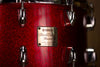 YAMAHA 14 X 7 ABSOLUTE BIRCH SNARE DRUM, RED SPARKLE (PRE-LOVED)