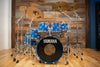 YAMAHA POWER TOUR CUSTOM 8000 SERIES 6 PIECE DRUM KIT, COBALT BLUE (PRE-LOVED)