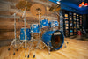 YAMAHA POWER TOUR CUSTOM 8000 SERIES 6 PIECE DRUM KIT, COBALT BLUE (PRE-LOVED)