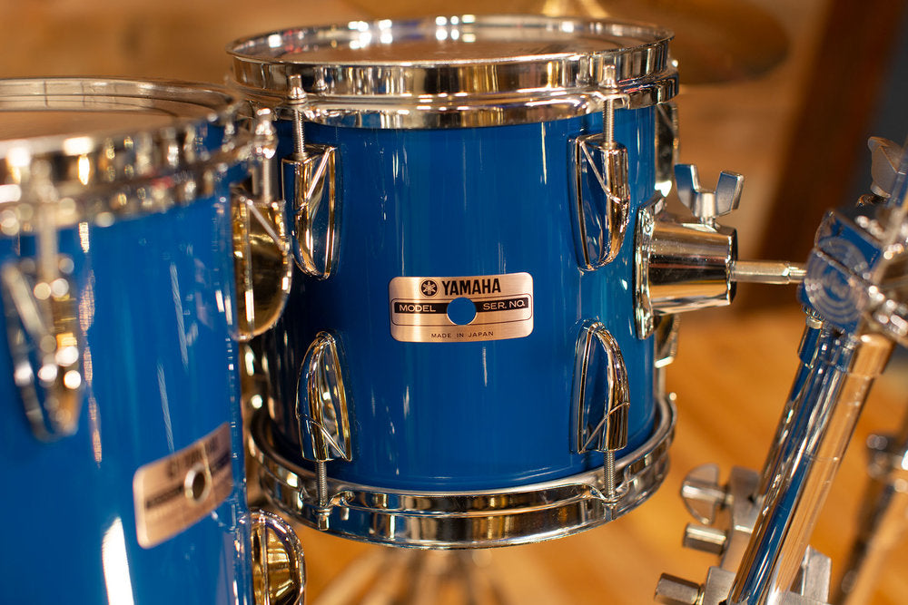 YAMAHA POWER TOUR CUSTOM 8000 SERIES 6 PIECE DRUM KIT COBALT BLUE PR Drumazon