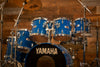 YAMAHA POWER TOUR CUSTOM 8000 SERIES 6 PIECE DRUM KIT, COBALT BLUE (PRE-LOVED)