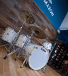 YAMAHA ABSOLUTE HYBRID MAPLE, 4 PIECE DRUM KIT, POLAR WHITE (PRE-LOVED)