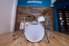 YAMAHA ABSOLUTE HYBRID MAPLE, 4 PIECE DRUM KIT, POLAR WHITE (PRE-LOVED)