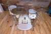 YAMAHA ABSOLUTE HYBRID MAPLE, 4 PIECE DRUM KIT, POLAR WHITE (PRE-LOVED)