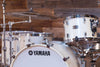 YAMAHA ABSOLUTE HYBRID MAPLE, 4 PIECE DRUM KIT, POLAR WHITE (PRE-LOVED)