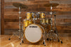 YAMAHA ABSOLUTE HYBRID MAPLE 4 PIECE DRUM KIT, GOLD CHAMPAGNE SPARKLE