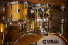 YAMAHA ABSOLUTE HYBRID MAPLE 4 PIECE DRUM KIT, GOLD CHAMPAGNE SPARKLE