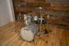 YAMAHA ABSOLUTE HYBRID MAPLE 4 PIECE DRUM KIT, SILVER SPARKLE LACQUER