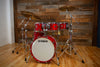 YAMAHA ABSOLUTE HYBRID MAPLE 5 PIECE DRUM KIT, RED AUTUMN LACQUER