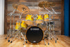YAMAHA MAPLE CUSTOM ABSOLUTE NOUVEAU 6 PIECE DRUM KIT, YELLOW SPARKLE FADE (PRE-LOVED)